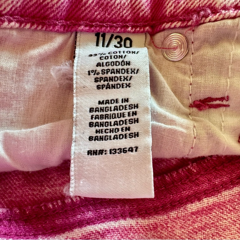 Women’s “Celebrity Pink” High-waisted Jean Shorts | #B8 - Picture 9 of 12